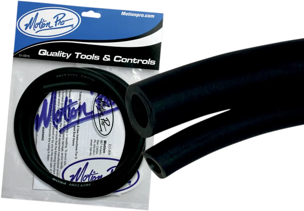 MOTION PRO GEWAARDEERD FUEL LINE FUEL LINE BLK 1/4 3'L