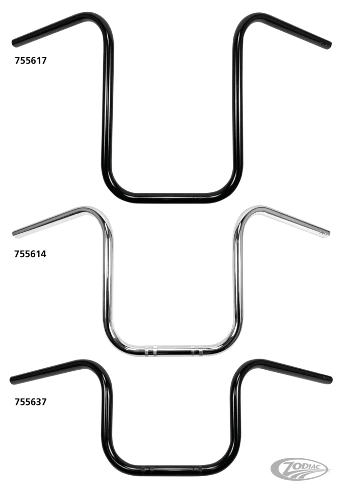 7/8" Narrow Ape Hanger 12" CHR Harley-Davidson