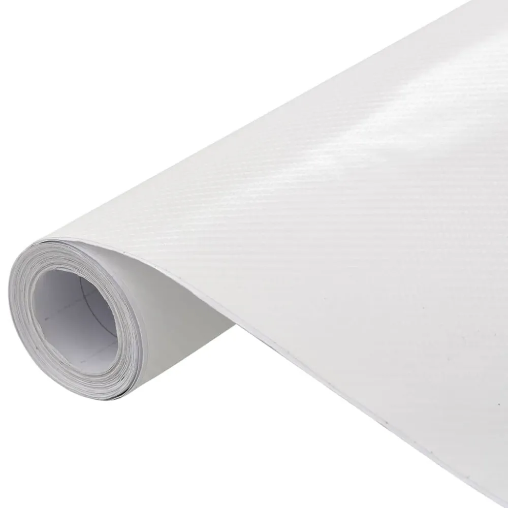 Autofolie 4D 100x150 cm wit met keramische isolator