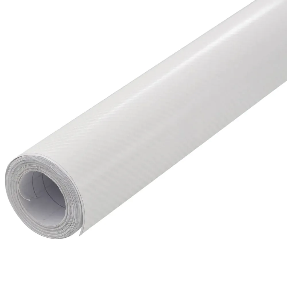 Autofolie 4D 100x150 cm wit met keramische isolator