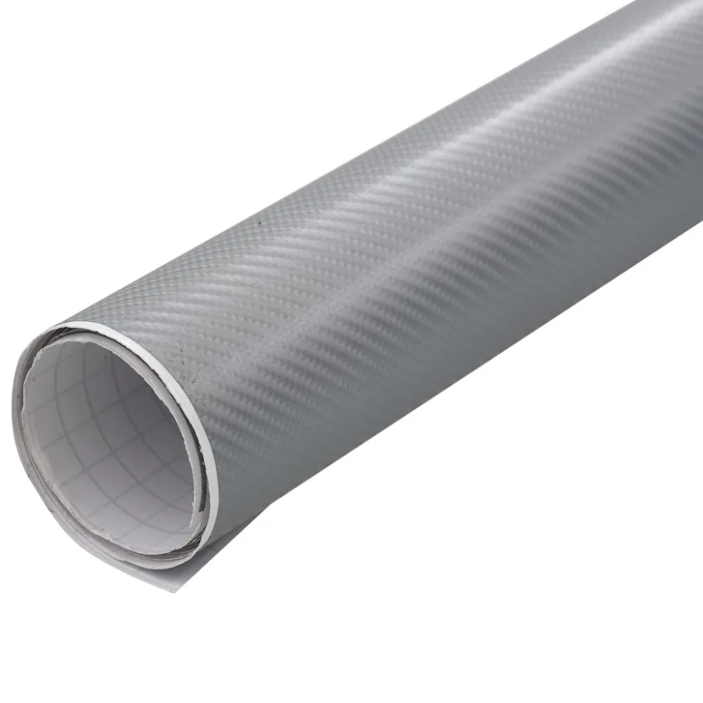 Autofolie 4D 100x150 cm zilverkleurig (Iridium tip)