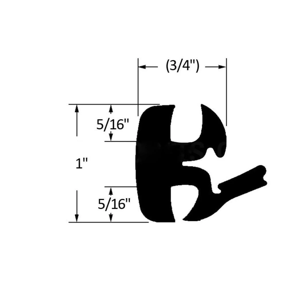 Division Self-Sealing Weatherstrips | Lange levensduur | Vochtbestendig