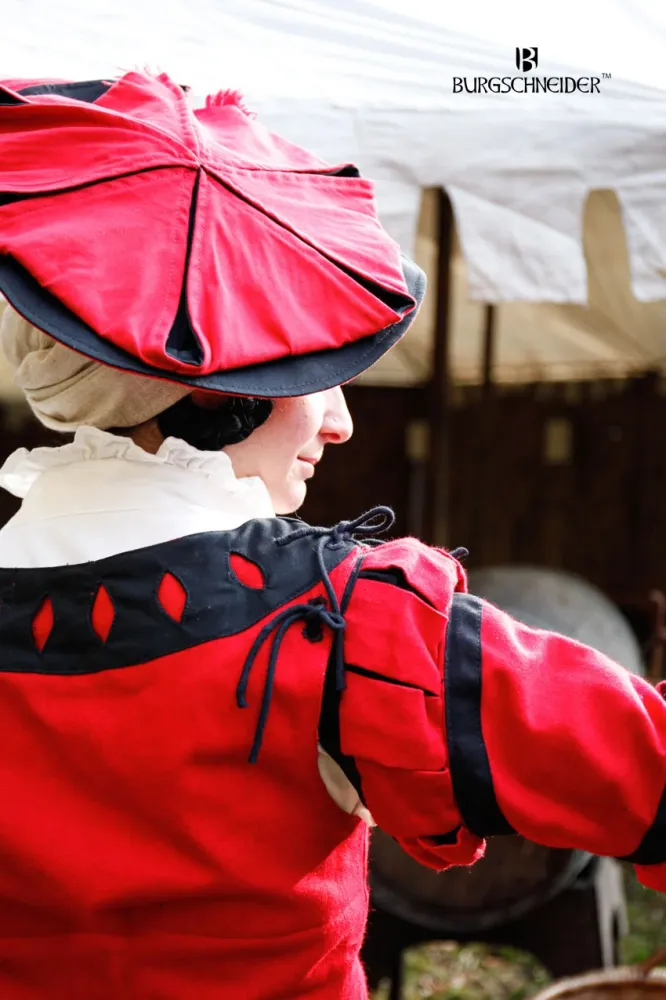 Landsknecht Sleeves Stripes Flora Red/Black met Garantie S