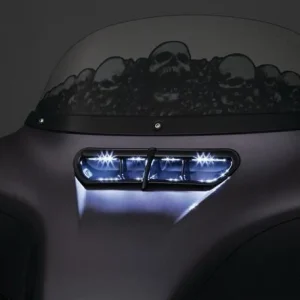 Premium Off-Road Fairing Vent Accent Light Metaalglans LED Harley-Davidson