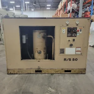 50 hp, 212 CFM, 125 PSI Rotary Screw Compressor R/S 50 roestvrij staal
