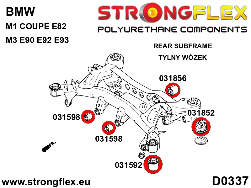 Rear diff front mounting bush - BMW > Serie 1 > I E81 / E82 / E87 / E88 > E81 / E82 / E87 / E88 |BMW > Serie 1 > I E81 / E...