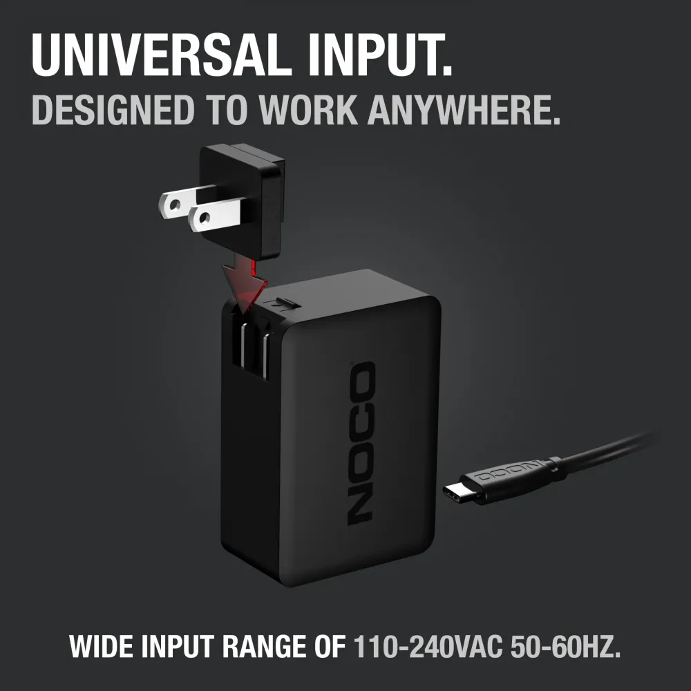 NOCO 65W USB-C Charger voor dieselvoertuigen