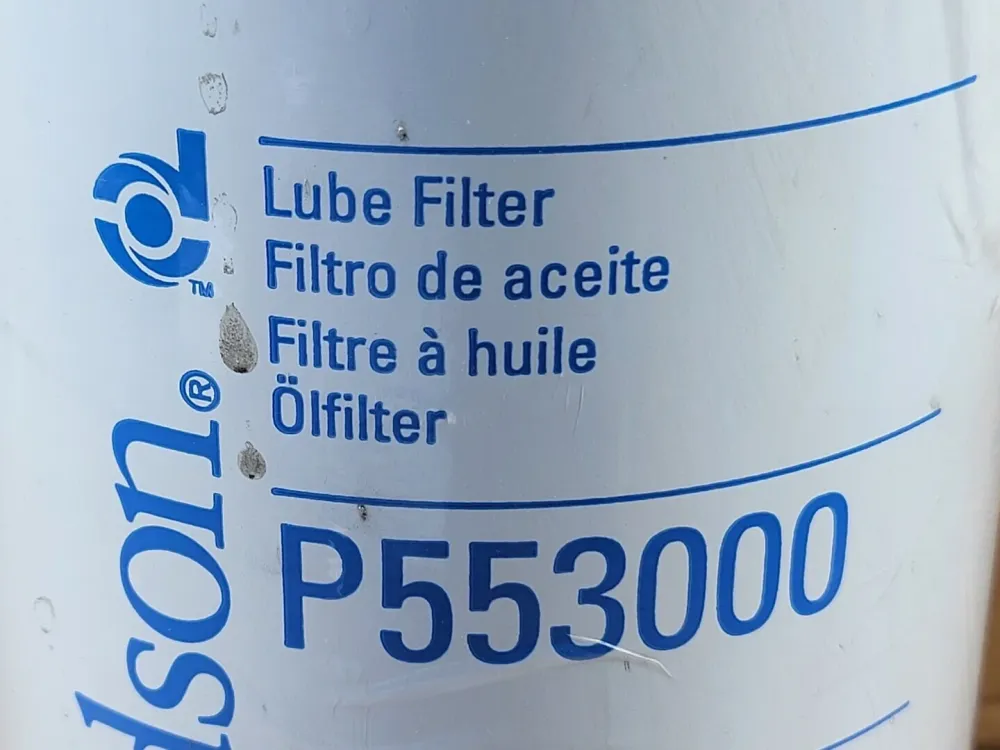 Spin-On Full Flow Lube Filter P553000 | Hoge doorstroming |