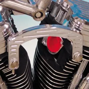 Grooved Breather Kit Metaalglans Harley-Davidson