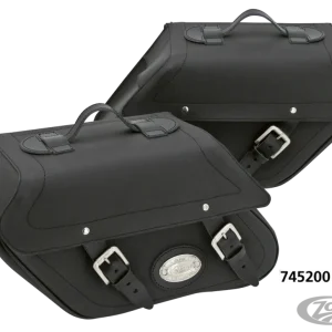 K-Drive leather saddlebag kit XL94-up Harley-Davidson
