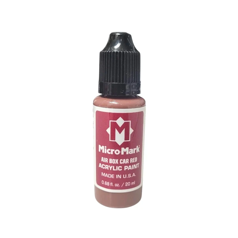 Micro-Mark Air Box Car Rood Paint, 20ml