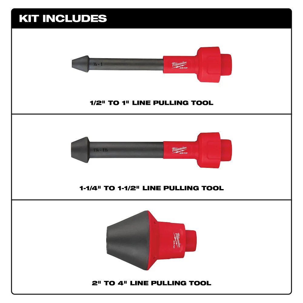 MILWAUKEE AIR-TIP™ Conduit Line Puller Kit