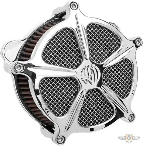 Venturi Speed 5 Air Cleaner Kit Verchroomd Harley-Davidson