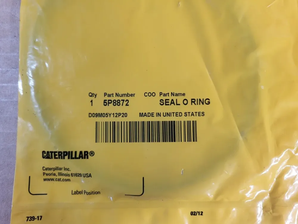 Seal O-Ring 5P8872