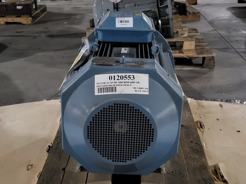 85 hp, 575 volts, 1800 rpm, 250SMA Squirrel Cage Electric Motor 3GAA252210-BEK