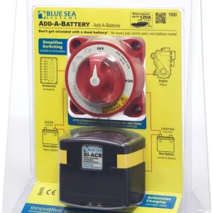 Blue Sea 120A Split Charge Relay & Switch