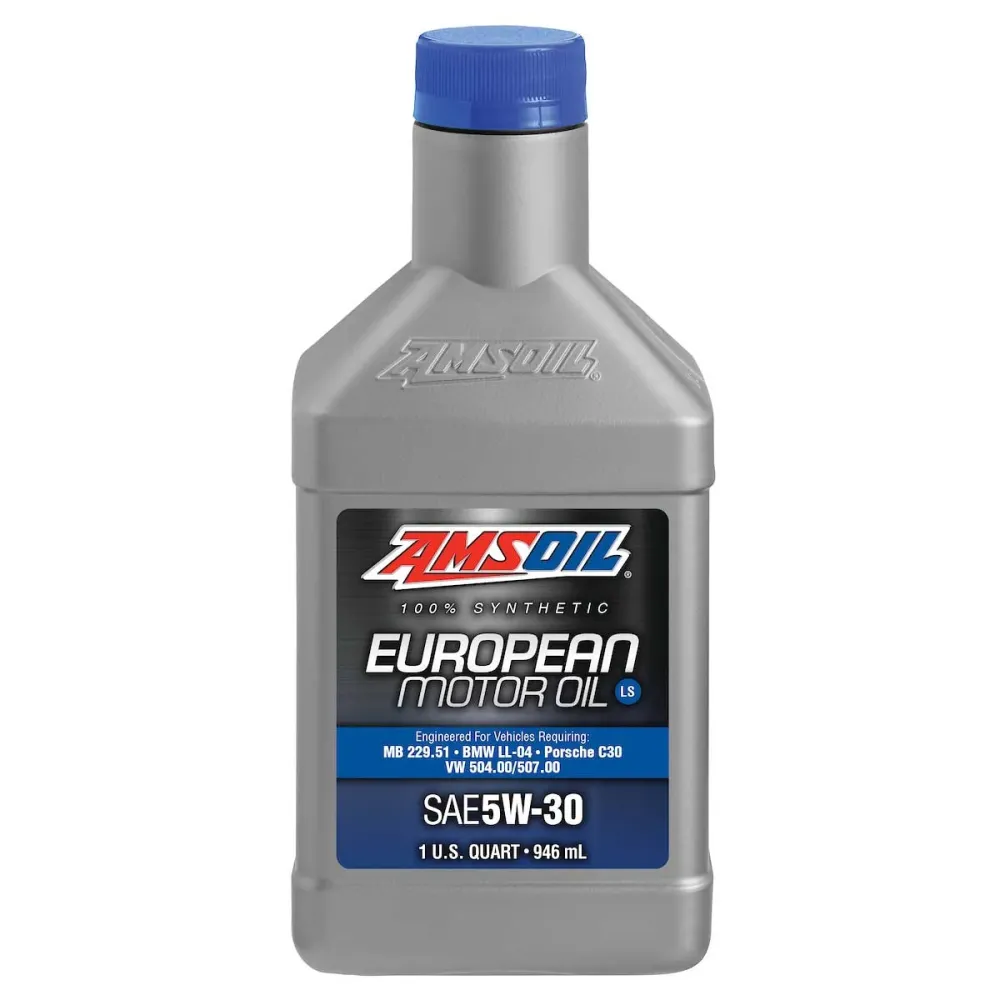 AMSOIL EUROPEAN SERIES 5W30 LS MB 229.51 - BMW LL-04 - PORSCHE C 30 - VW 504.00/507.00 1/4 G (0,946 L)