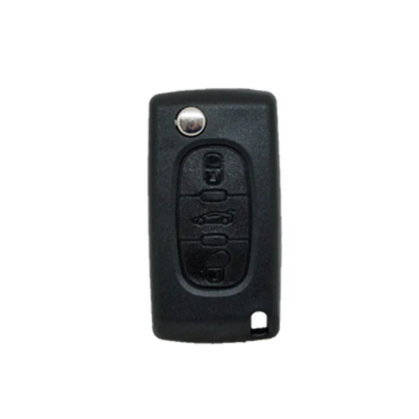Folding Remote Control Shell 3 Buttons Citroen Peugeot Fiat Psa - Hu83 Profile