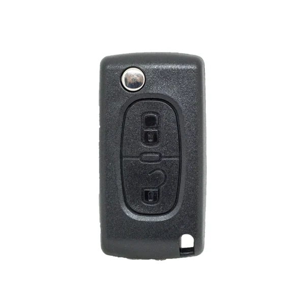 Folding Remote Control Shell 2 Buttons Citroen Peugeot Fiat Psa - Va2 Profile