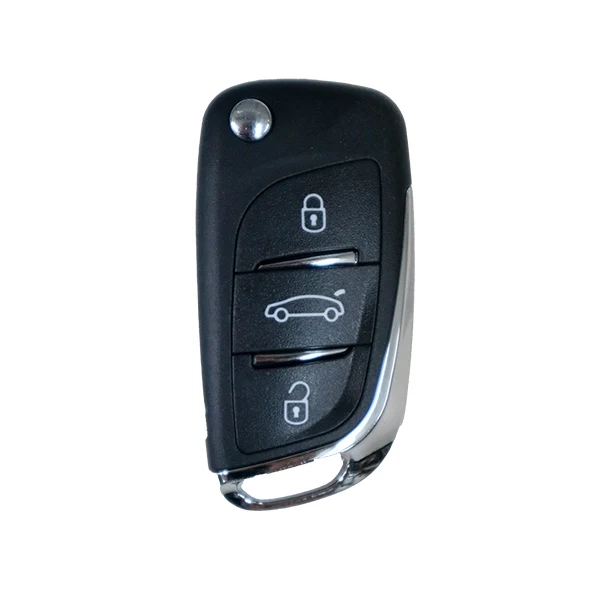 Folding Remote Control Shell Citroen 3 Button