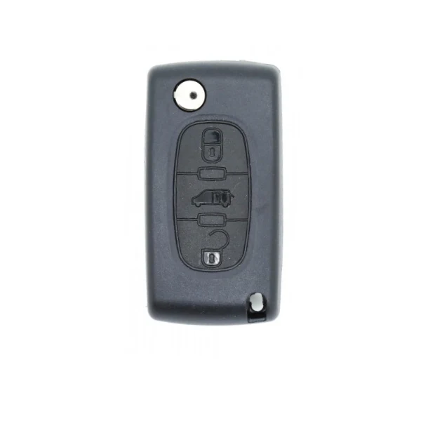 Folding Remote Control Shell Citroen Peugeot 3 Button - Va2 Profile