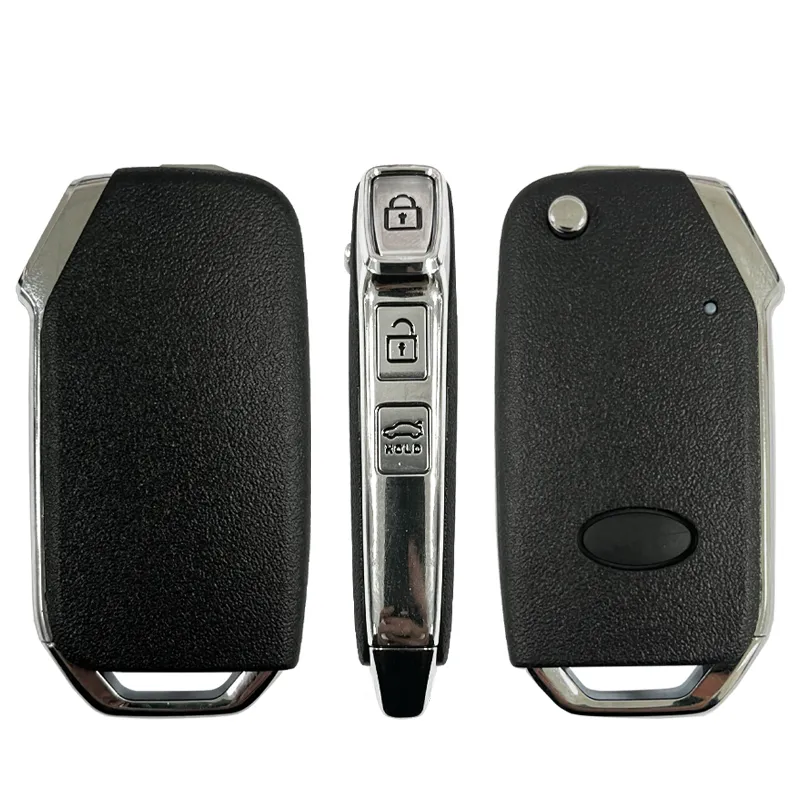 Folding Remote Control Shell Kia 3 Button - Profile Kia9te / Hu134