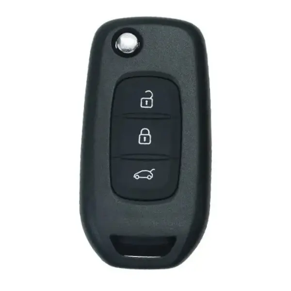 Folding Remote Control Shell Renault 3 Button - Va2 Profile