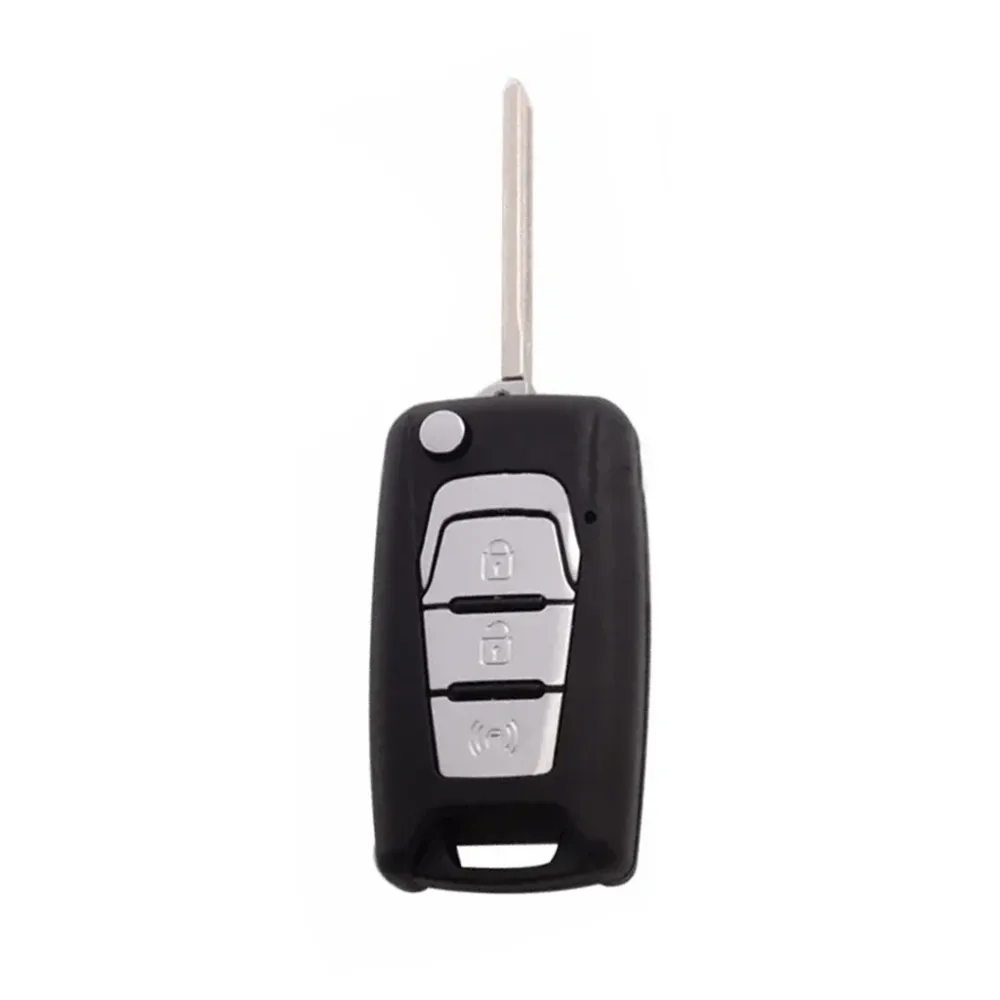 Folding Remote Control Shell Ssangyong - 3 Buttons