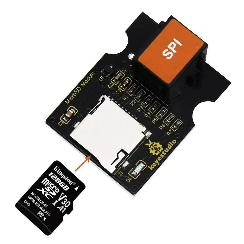 KeyeStudio EASY PLUG Ultraklein SD TF Card Read and Write TFT Module
