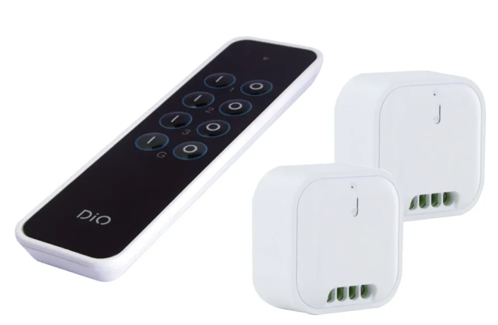 Set 2 dimmer modules shutters + 3-channel remote control