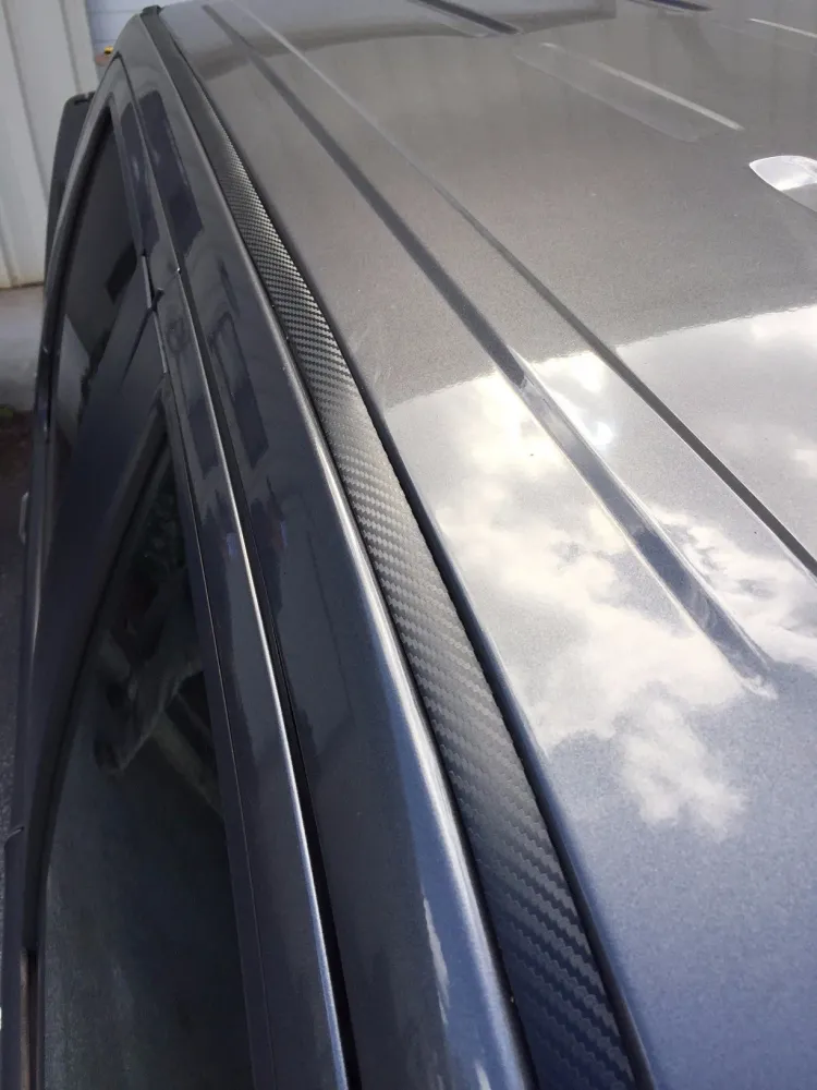 1997-2003 Ford F150 Koolzwart Carbon Fiber Roof Top Trim Molding Kit