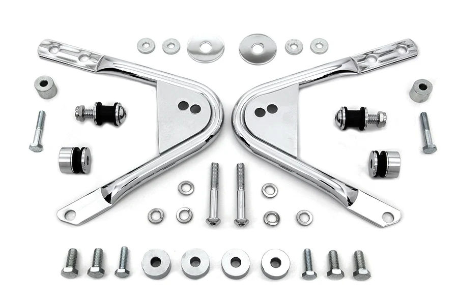 Detachable Docking Hardware Kit Chroom Harley-Davidson Touring 1997-2008