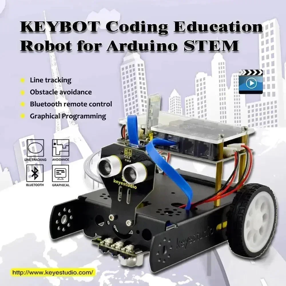 KeyeStudio SIMPEL PLUG Education Robot Car Kit
