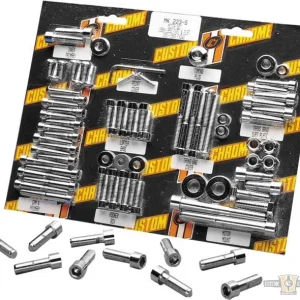 Knurled Side Cover Screw Kit Harley-Davidson