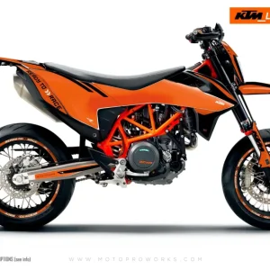 KTM GRAPHICS - "Trac" zacht oranje