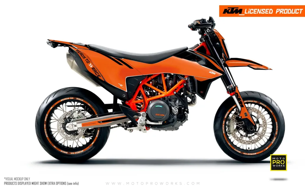 KTM GRAPHICS - "Trac" zacht oranje