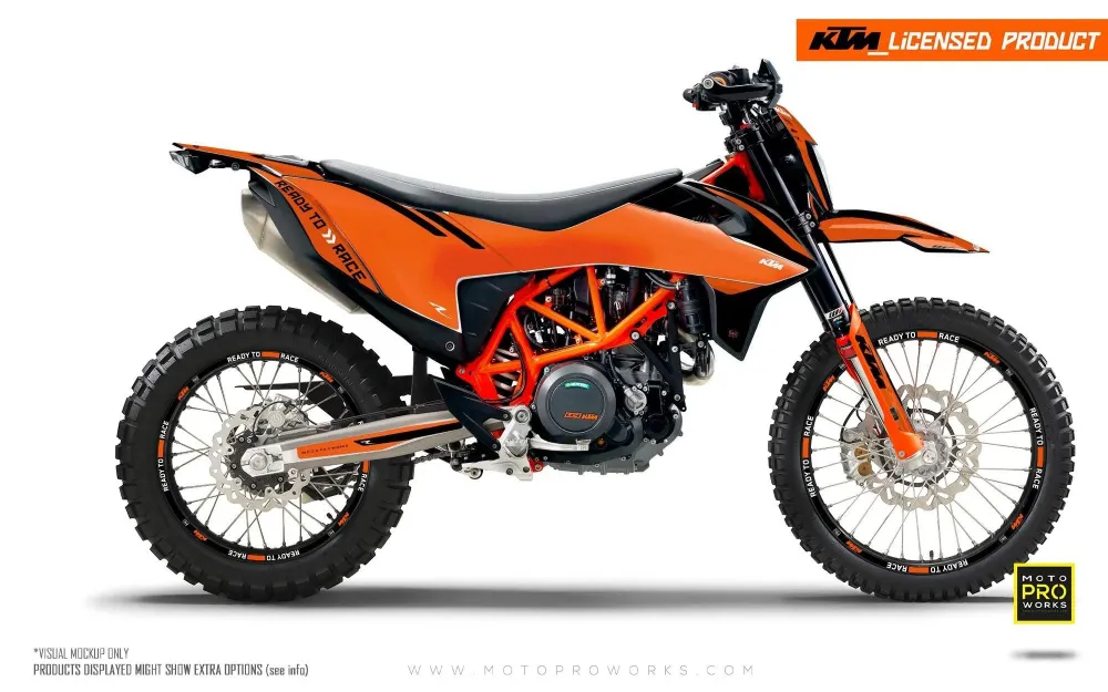 KTM GRAPHICS - "Trac" zacht oranje