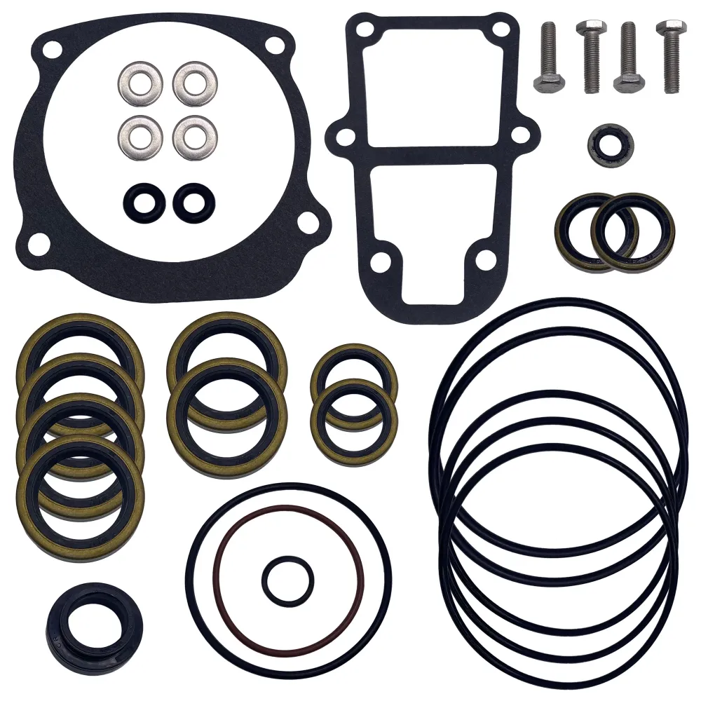 Lower Unit Gearcase Seal Kit Johnson Evinrude E-Tec 75-250 HP, 1977 & Up - 5000411, 439141, 18-8384, 18-2623, 5006373