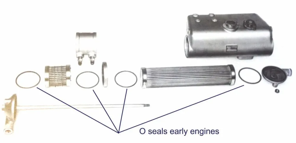 Perkins 4.108M Heat Exchanger & Oil Cooler Seal Kits