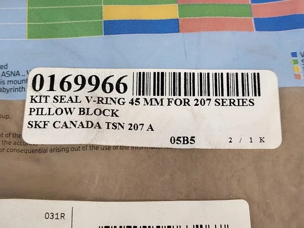 Pillow Block V-Ring Seal Kit 1.77" Bore, TSN207A