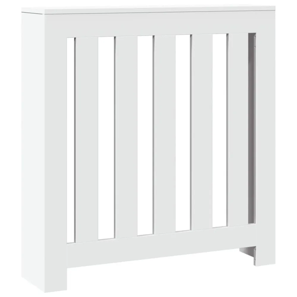 Radiatorombouw 78x20x82 cm bewerkt hout wit