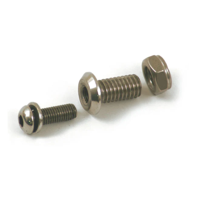 Seat Screw Repair Kit, Roestvrij staal Harley-Davidson