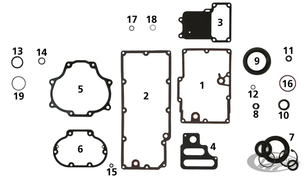 Transm. seal kit FXD06-17 F*ST07-17 Harley-Davidson