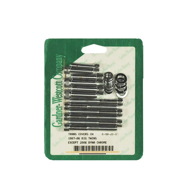 Transm. Side Cover Screw Kit, Allen Harley-Davidson