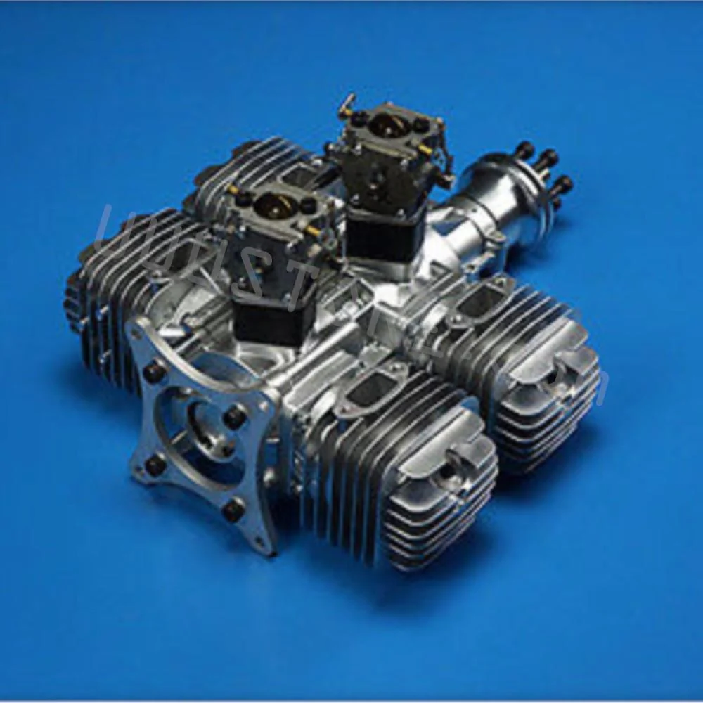 DLE 220CC DLE222 Gasoline Engine W/Electronic Igniton &Muffler RC Airplane 4.8V-8.4V Newest Version