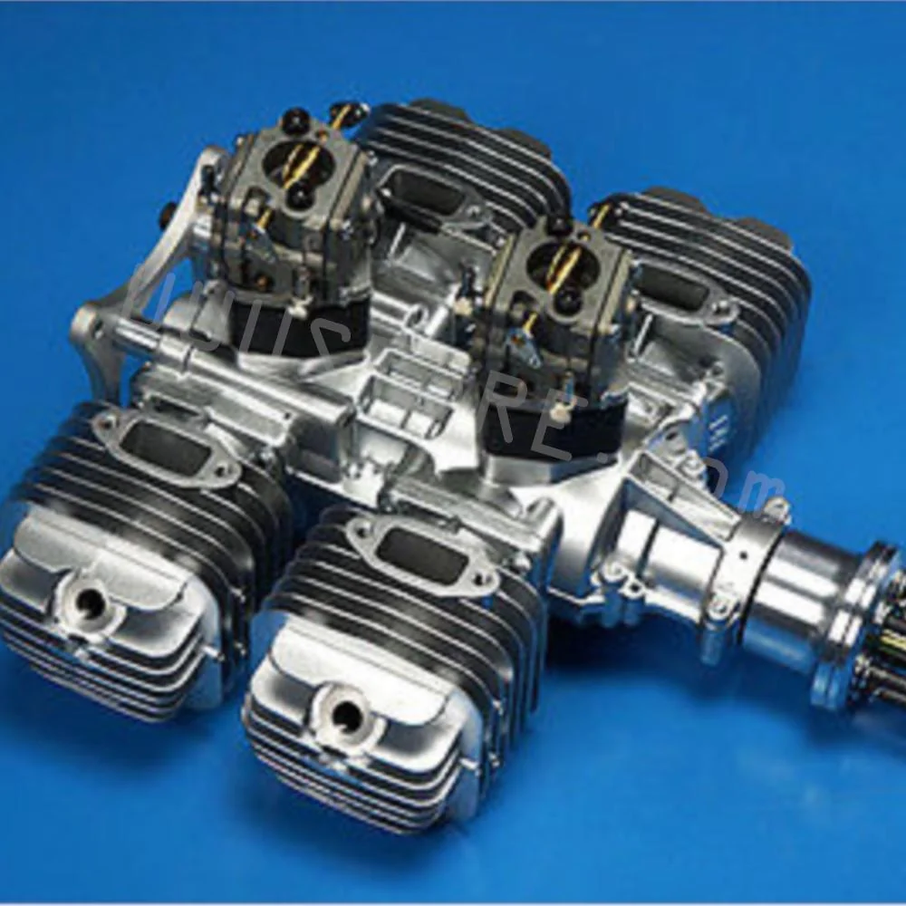 DLE 220CC DLE222 Gasoline Engine W/Electronic Igniton &Muffler RC Airplane 4.8V-8.4V Newest Version