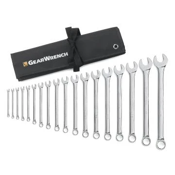 GEARWRENCH 18 PC. 12 Point Verlengd Pattern Combination SAE Wrench Set