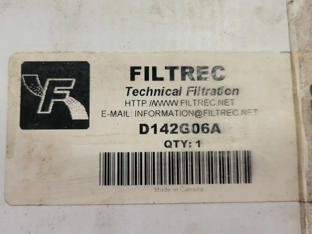 Hydraulic Filter Element D142G06A