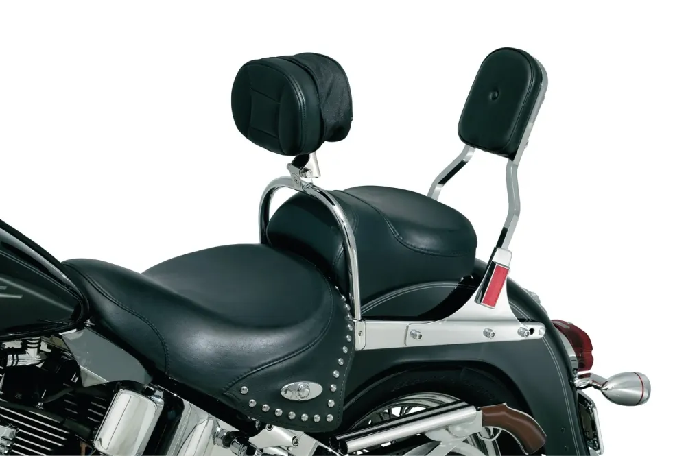 Respaldo Conductor Abatible Para Harley-Davidson Softail Kuryakyn Driver Backrest met kliksysteem