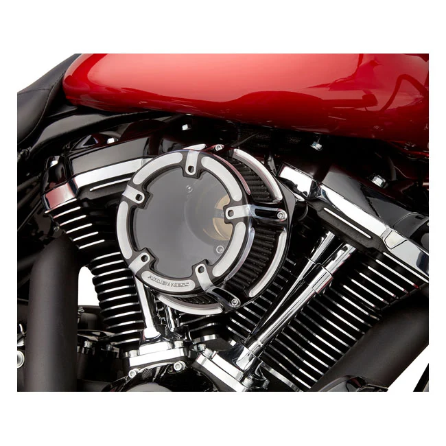 Arlen Ness, Kit De Filtro De Aire Method Negro CC Para Harley Davidson met geurreducerende laag